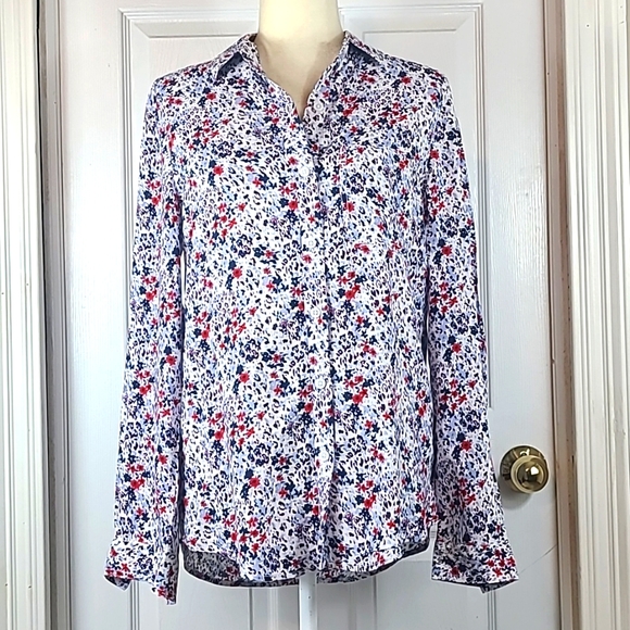 Beachlunchlounge Floral Blouse NWT - Picture 1 of 14